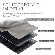 Tischtennisplatten Abdeckung | Eingeklappt
