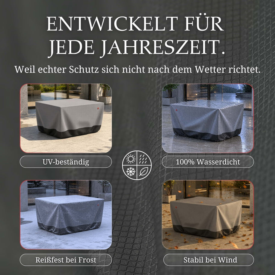 Gartentisch Schutzhülle | Quadratisch