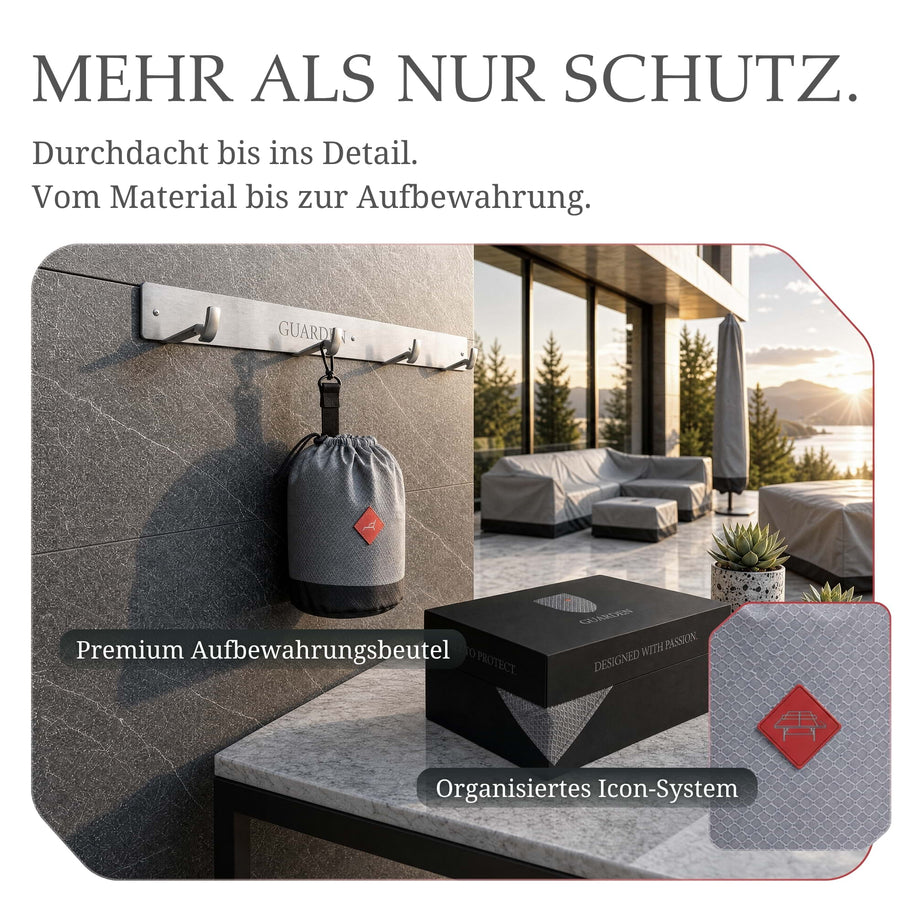 Tischtennisplatten Abdeckung | Eingeklappt